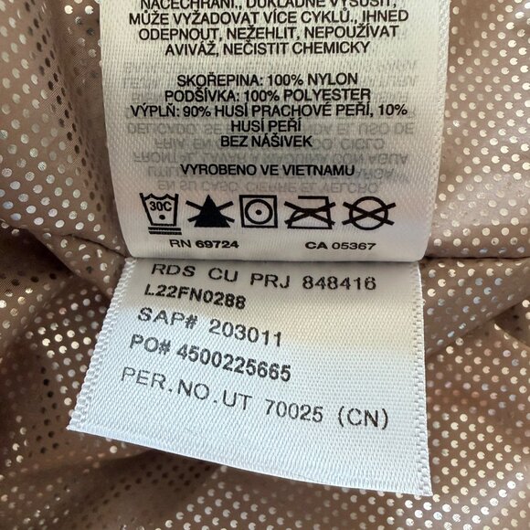 Madhhappy × Columbia Mauve Vapor Down Puffer Jacket 800 Fill M Convertible NWT - Picture 14 of 15